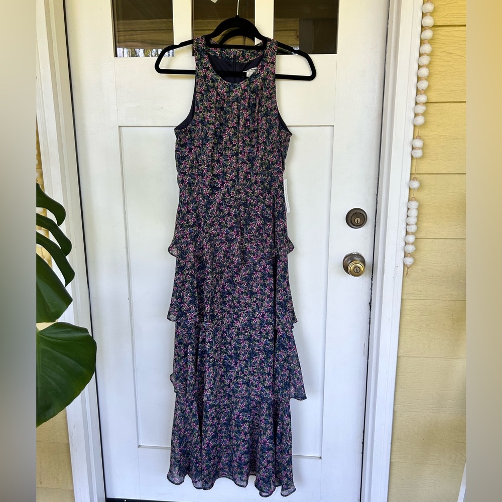 NWT Shelby & Palmer Black Pink High Low Sundress
